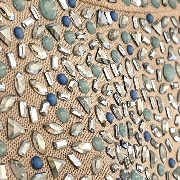 custom sheer bodysuit with Swarovski crystal embellishment - Picture 3 of 3